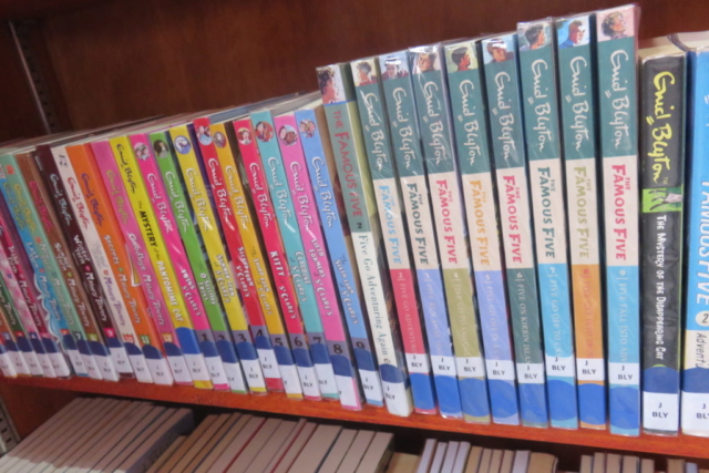 An example of the books donated