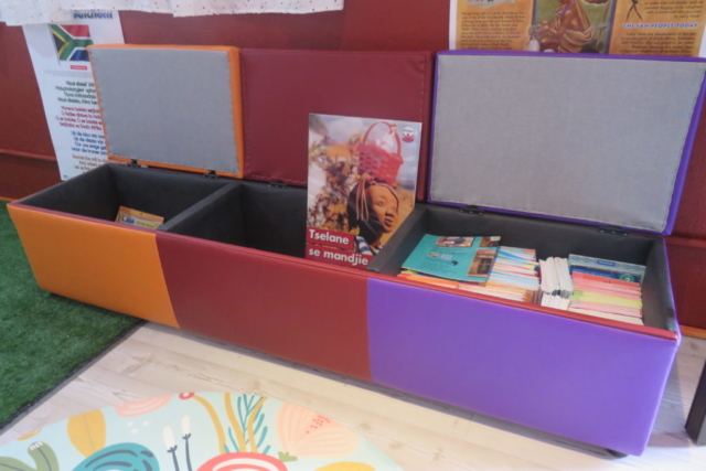 Additional book storage