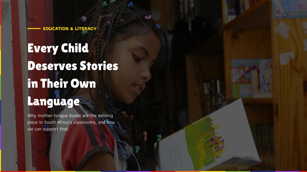 Every child deserves to read in their mother tongue